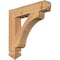 Ekena Millwork Legacy Arts & Crafts Smooth Bracket, Western Red Cedar, 3 1/2"W x 20"D x 20"H BKT04X20X20LEC03SWR - alternate 1